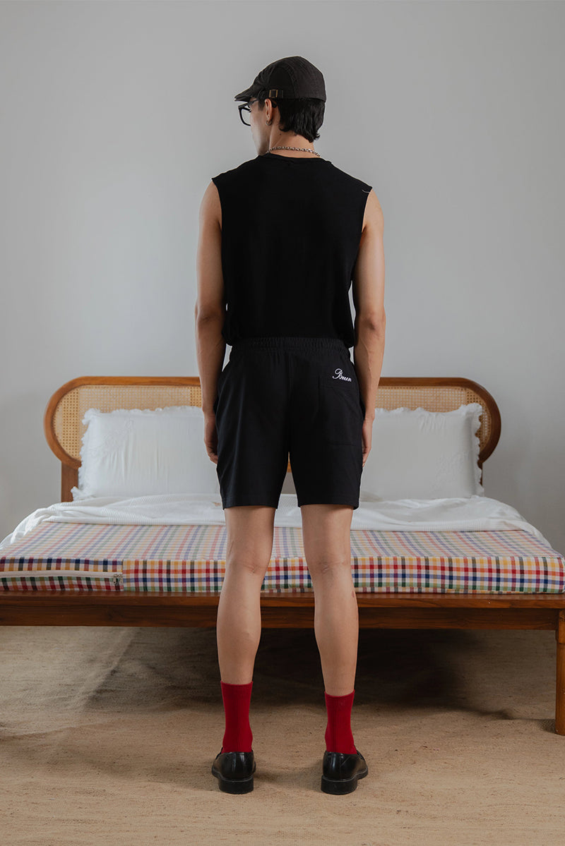 Mornin’ Club - Black shorts