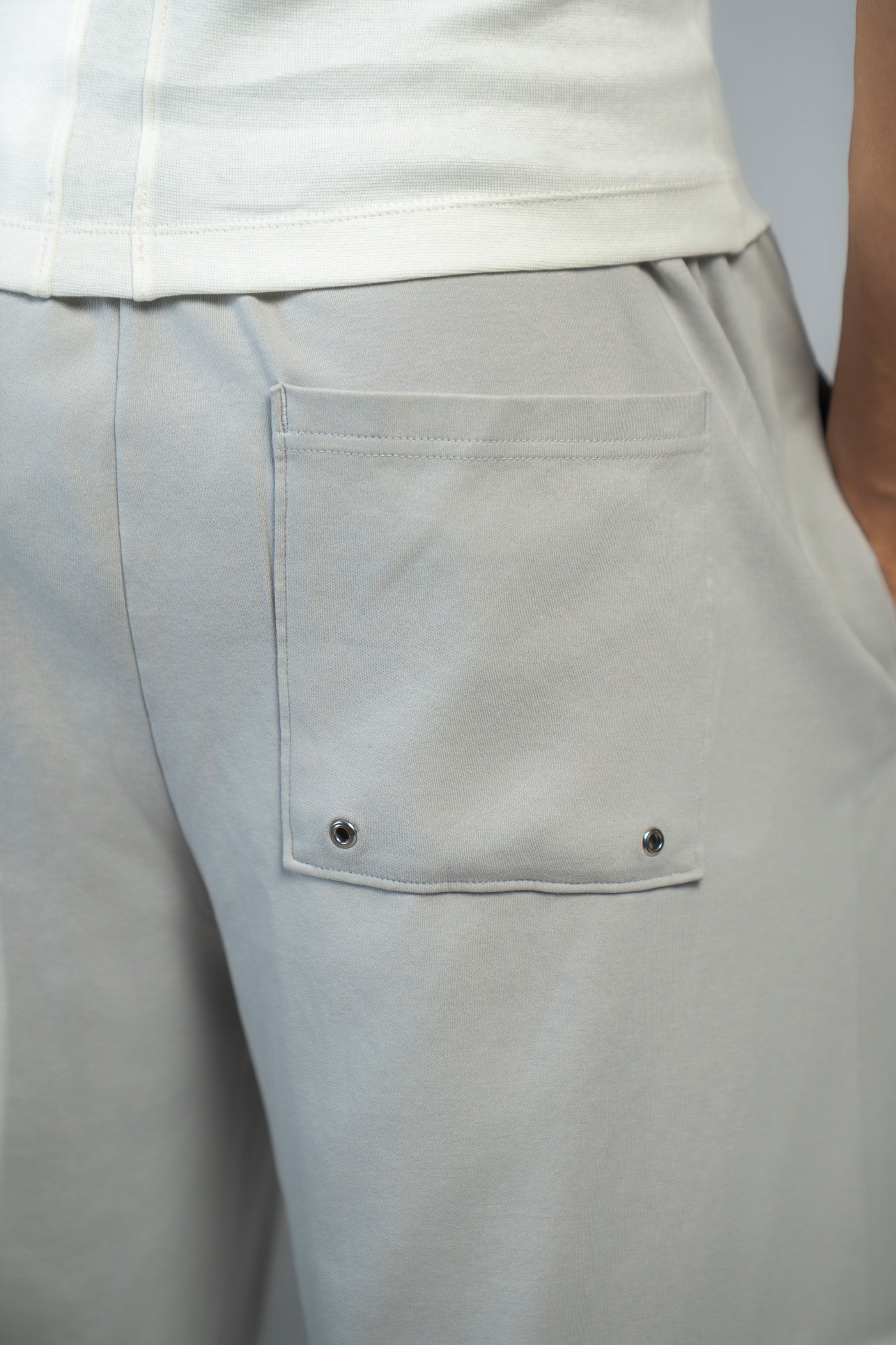 BASIC*B - GREY ENZYME WASH PANT