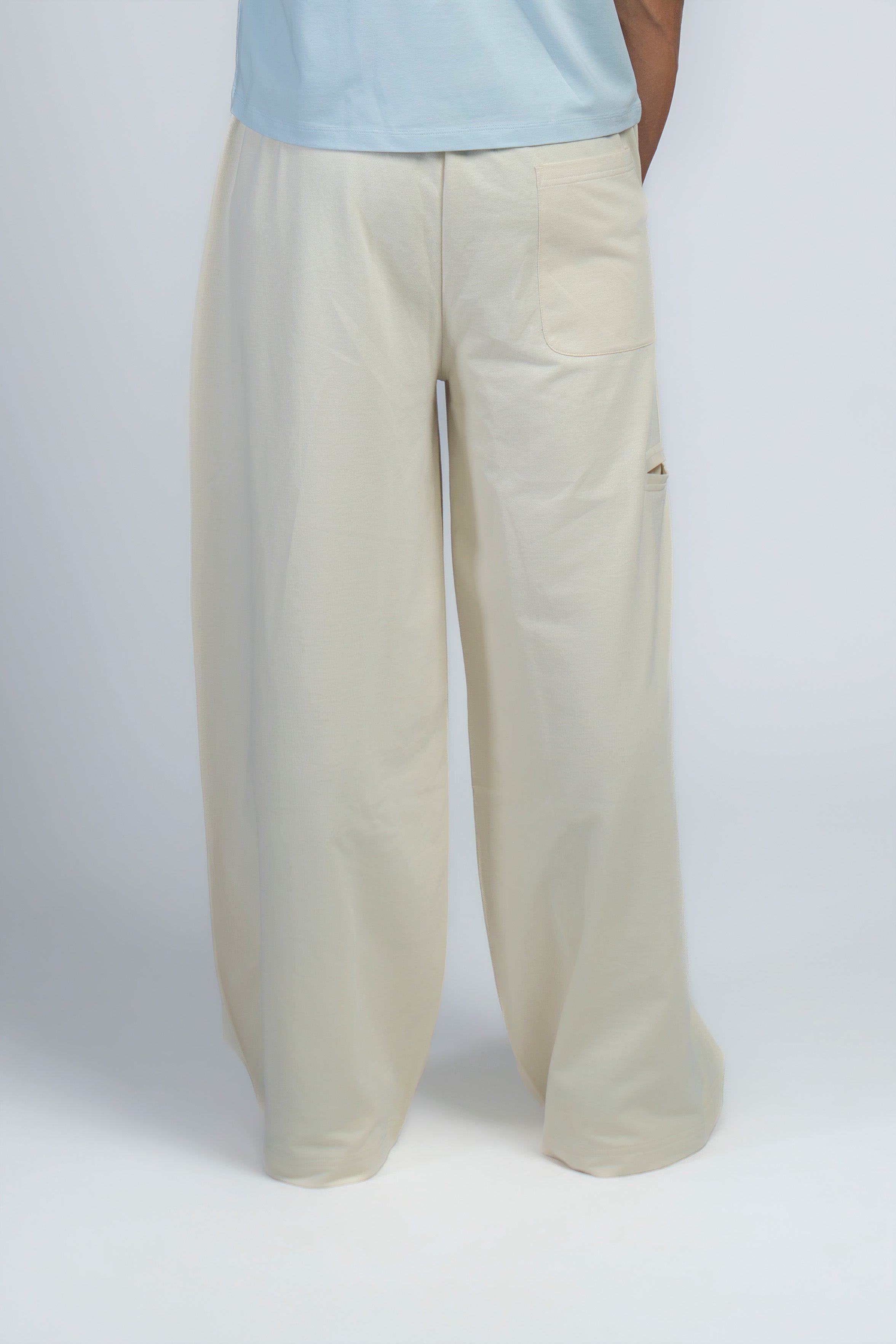 BASIC B* - BEIGE LOOSE SWEATPANTS