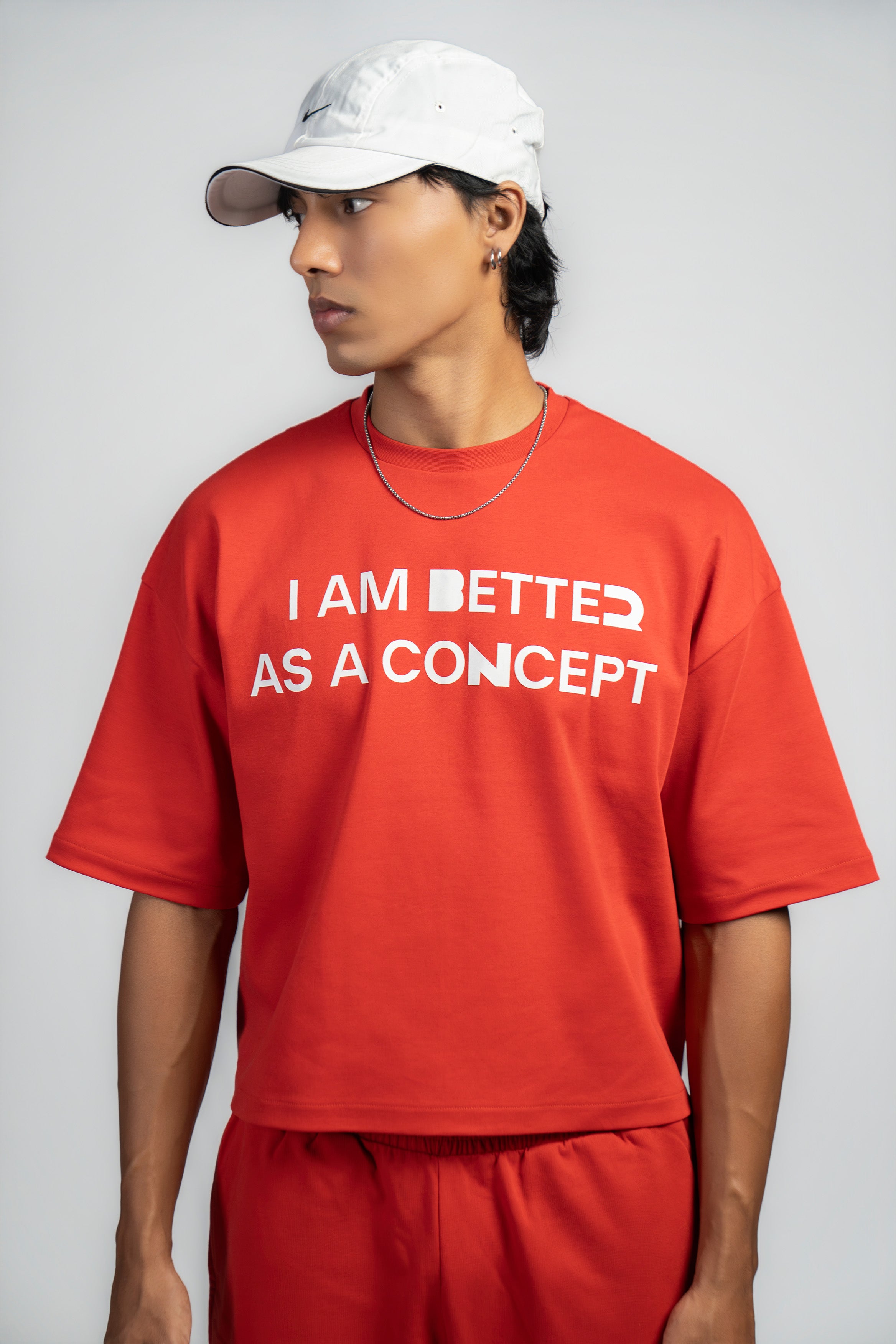 BASIC*B - CONCEPT CROPPED BOXY T-SHIRT