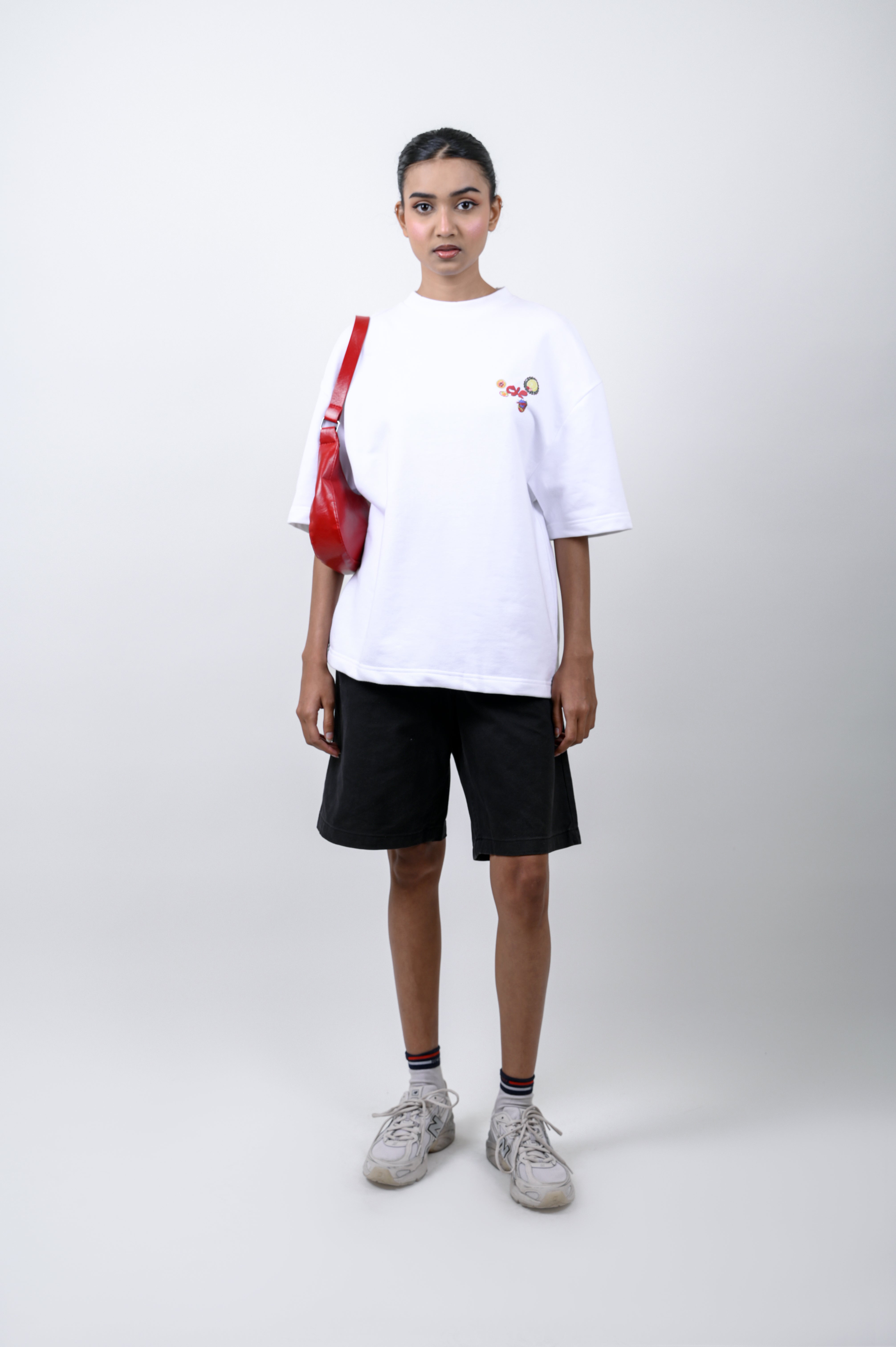 Very Berry White Tee