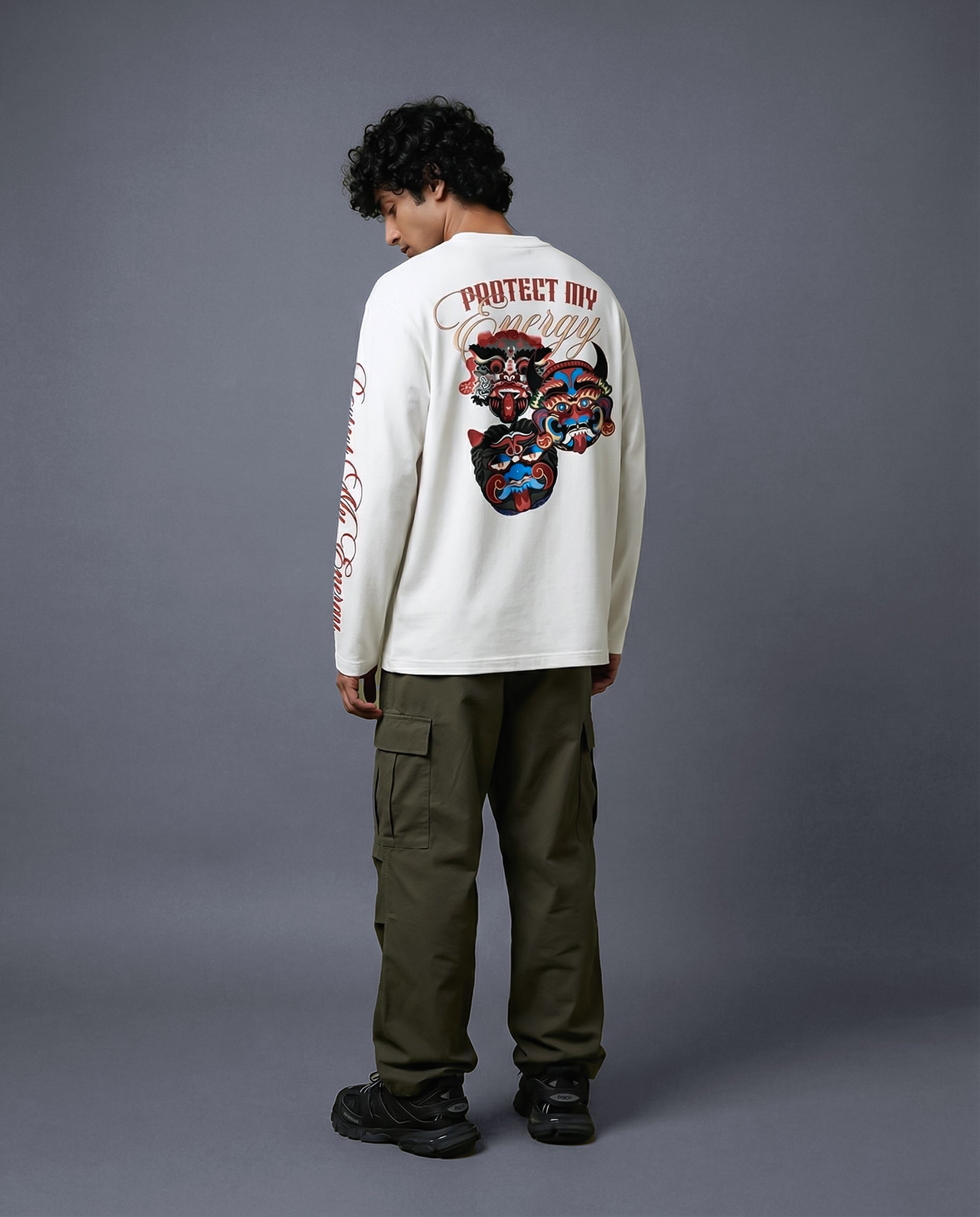 Drishti Bommai - Protect My Energy Long Sleeve Tee