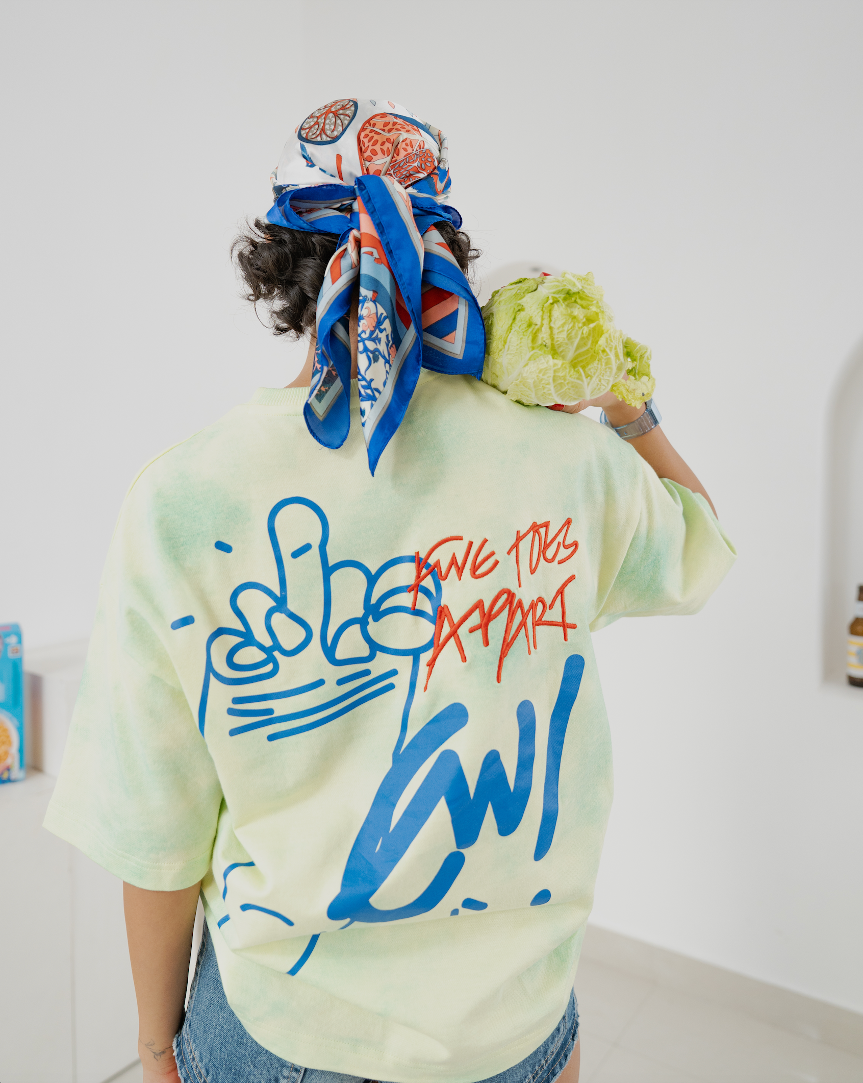 Five Toes Apart - Lime Yellow Tee