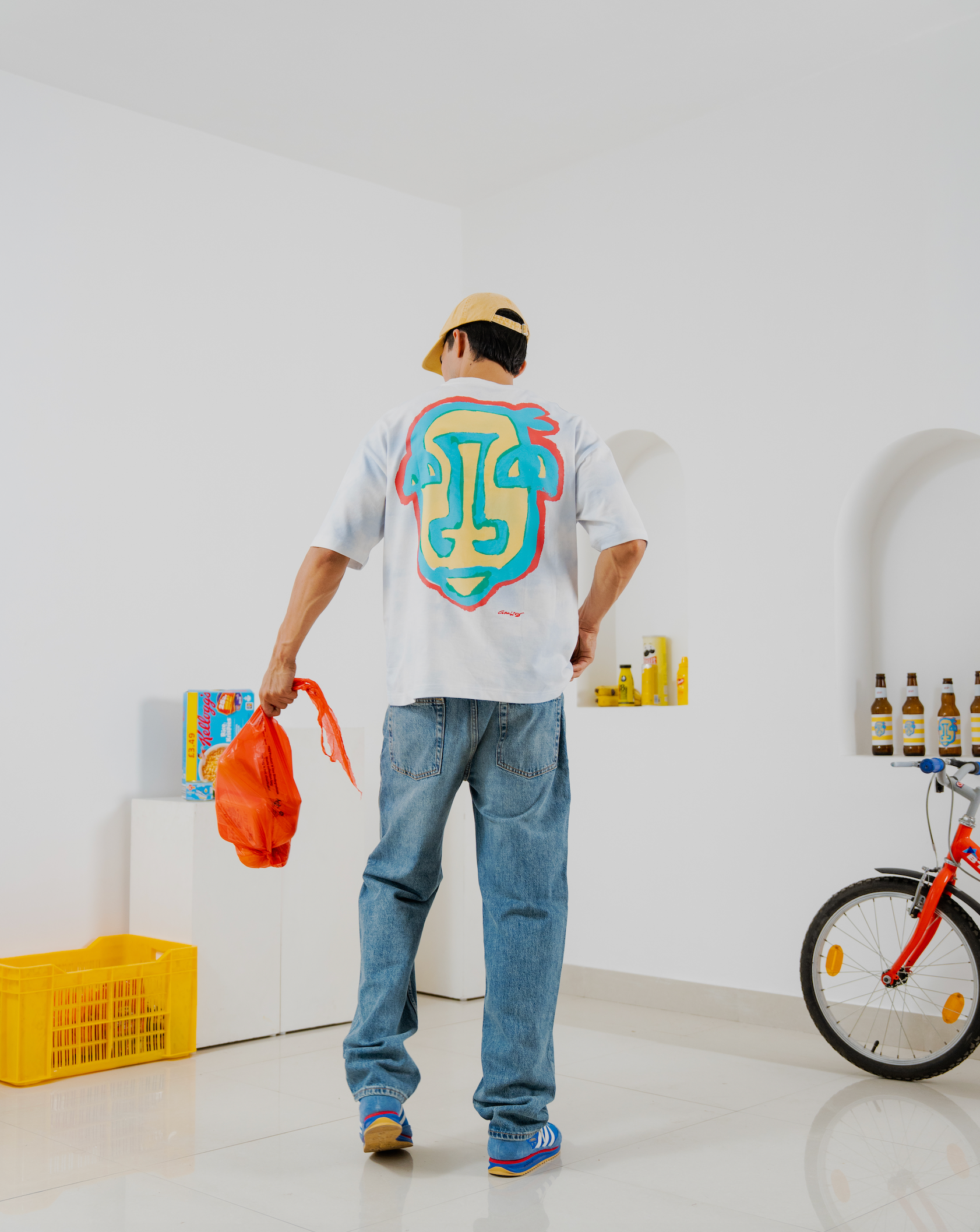 Brun Face - Blue Tee