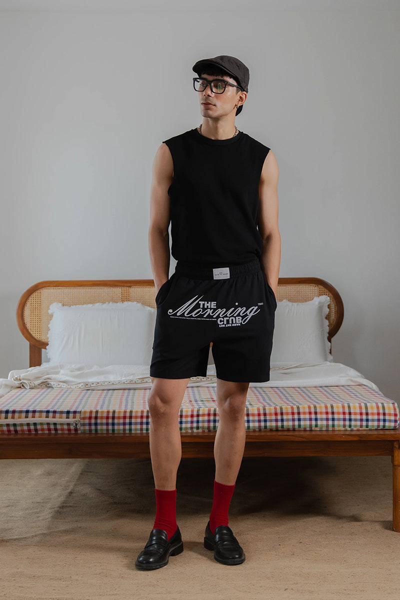 Mornin’ Club - Black shorts