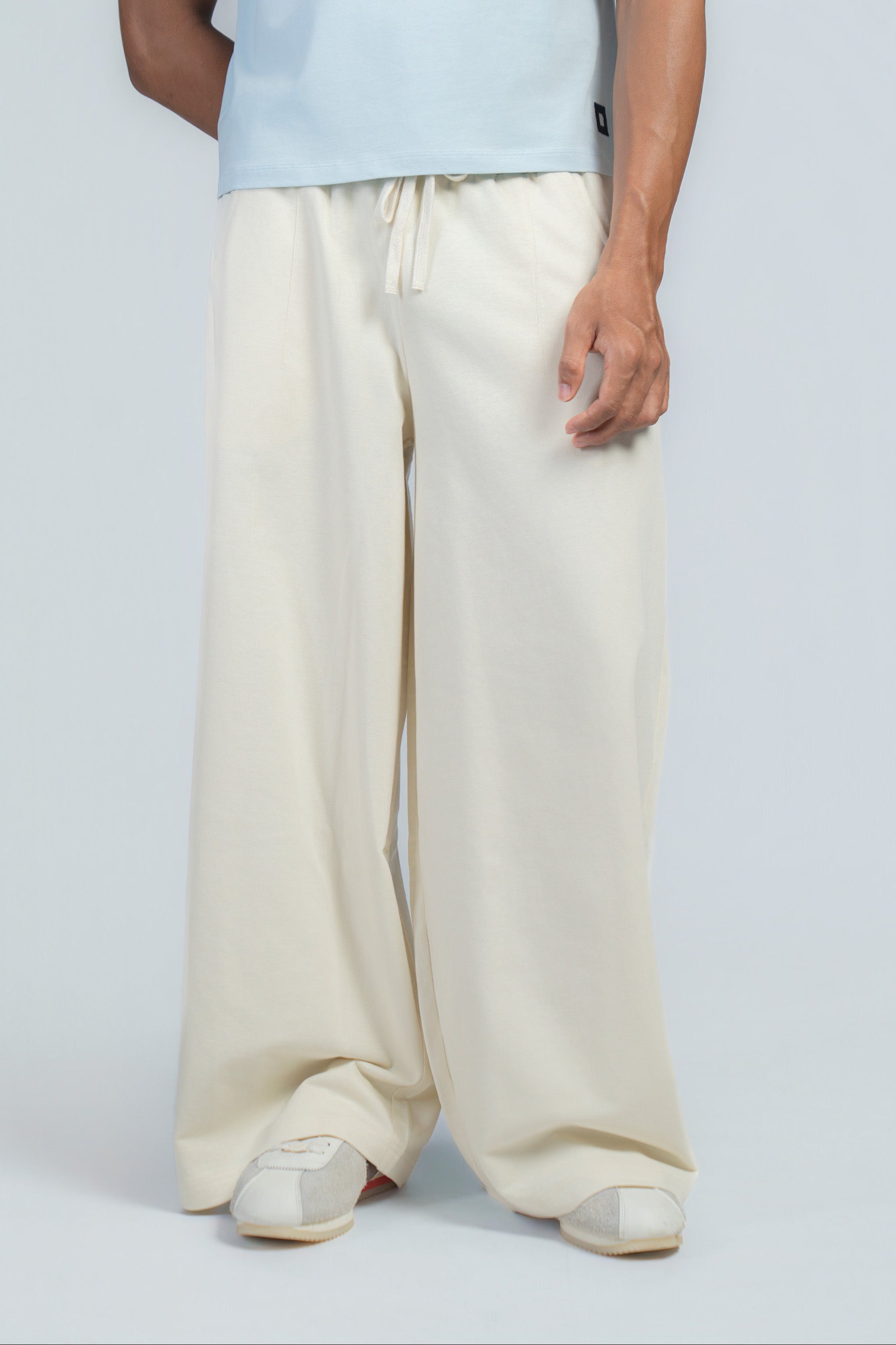 BASIC B* - BEIGE LOOSE SWEATPANTS