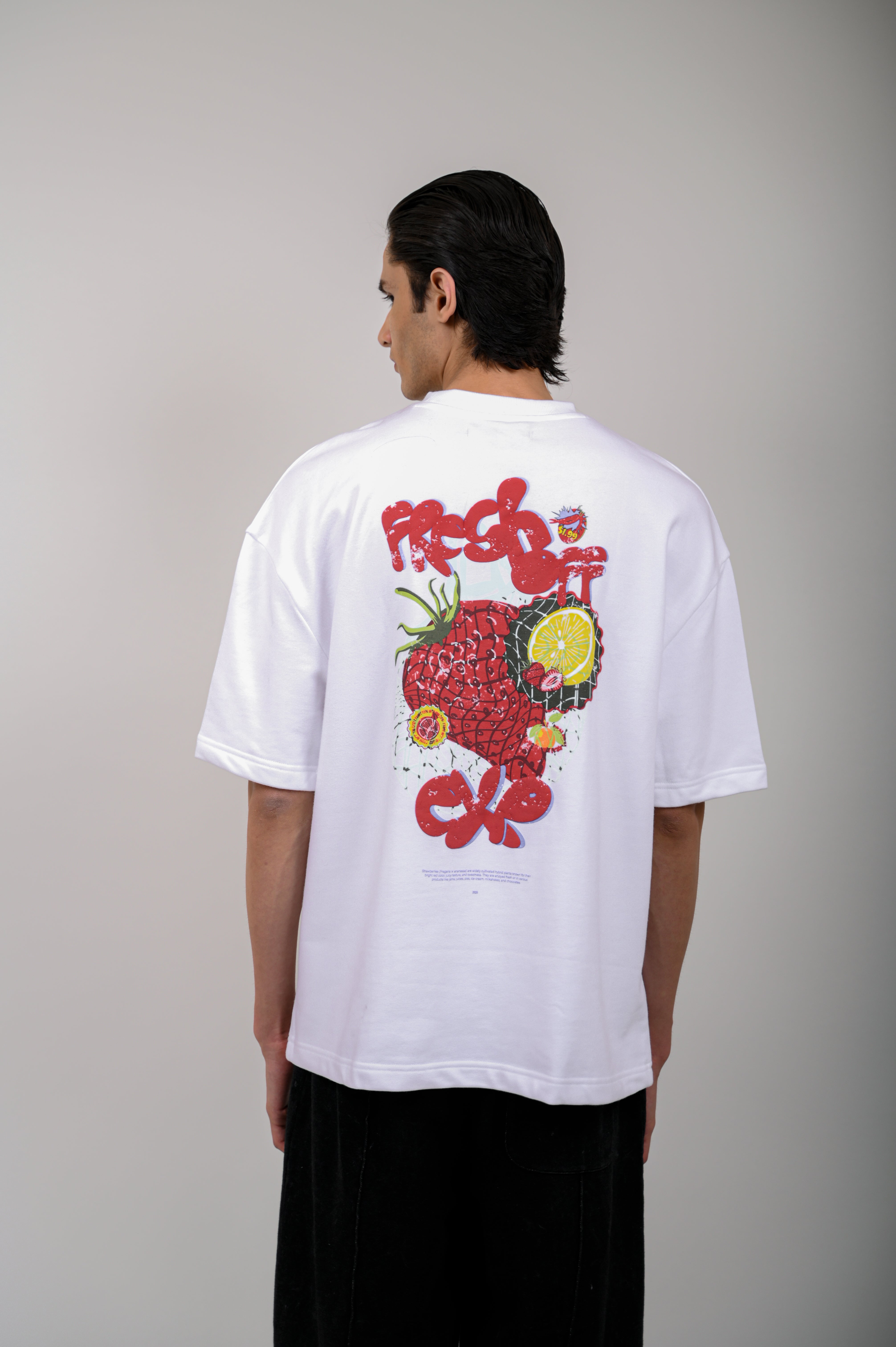 Very Berry White Tee