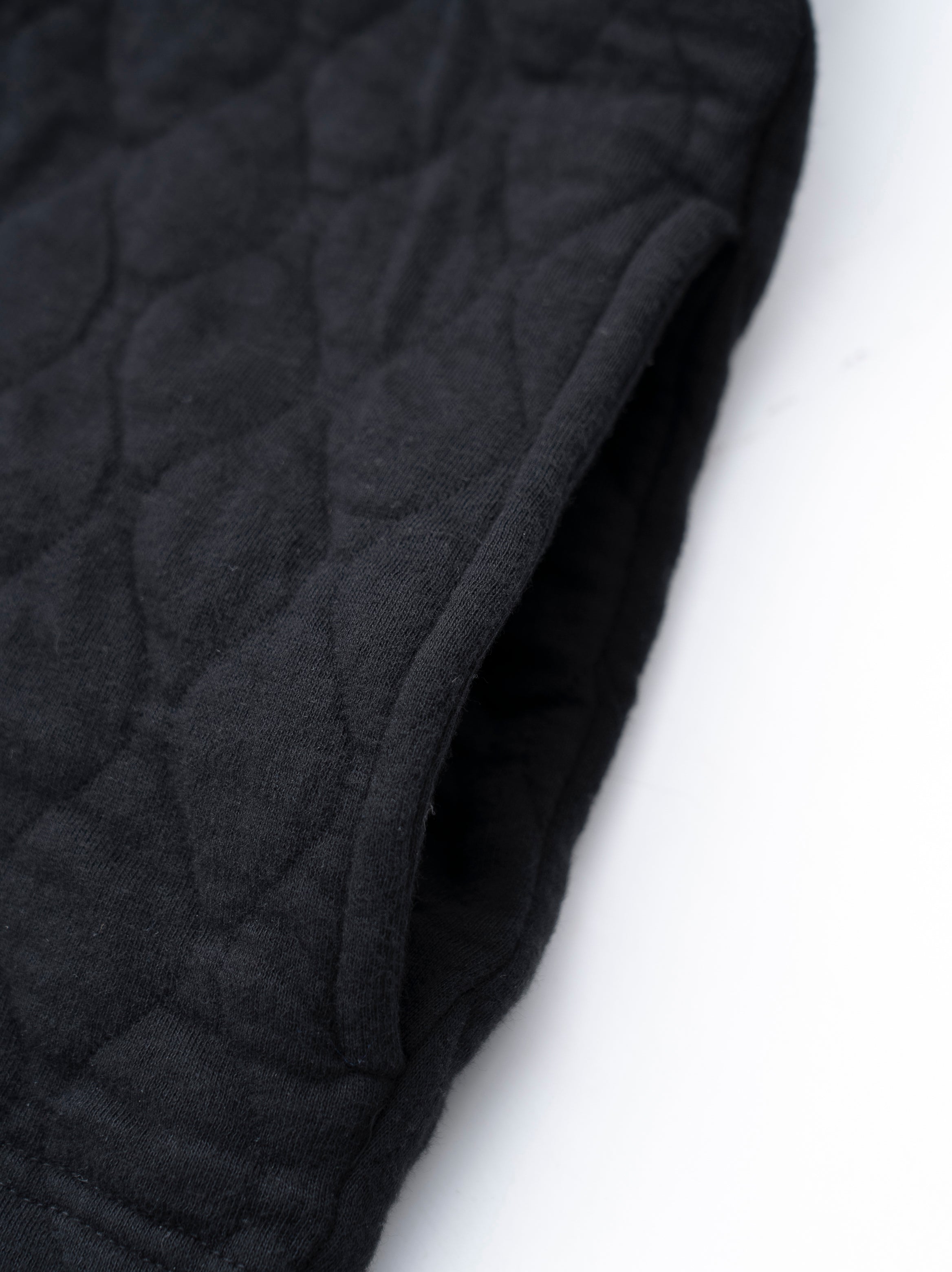 Black Quilted Tee