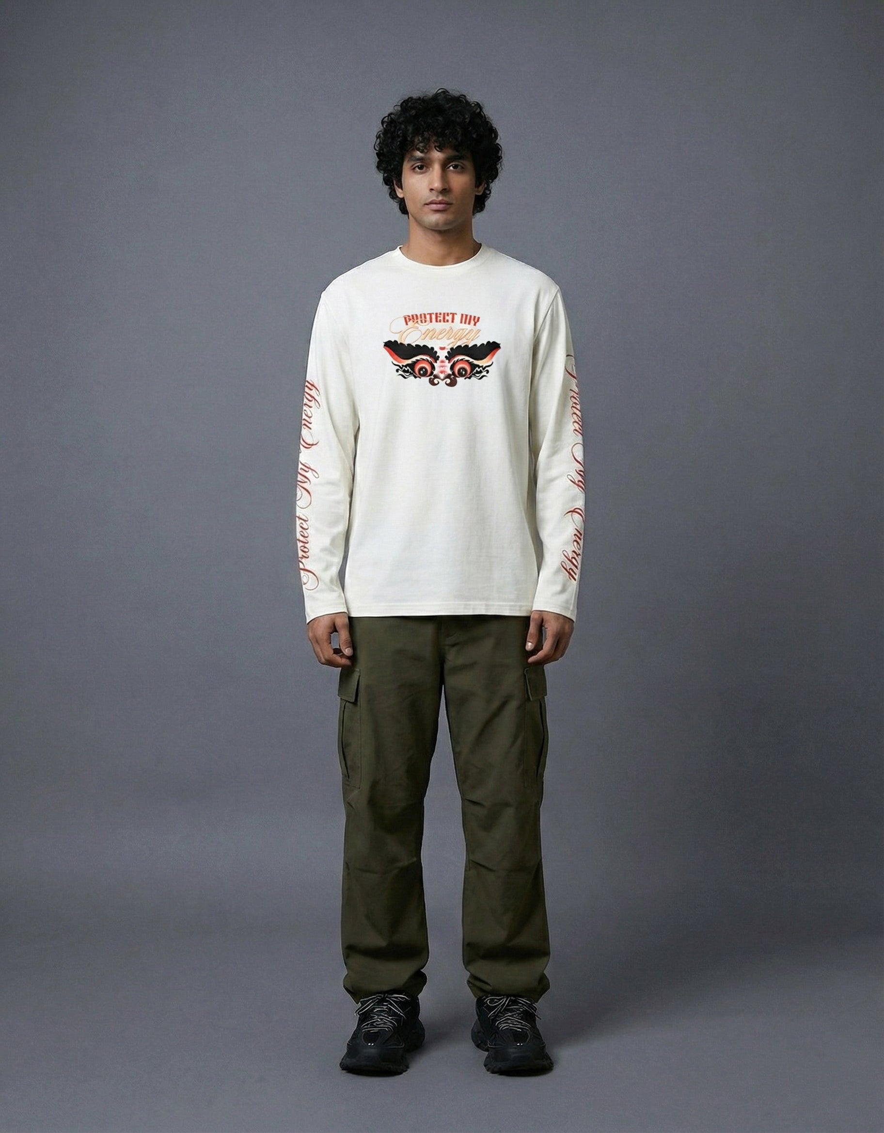 Drishti Bommai - Protect My Energy Long Sleeve Tee