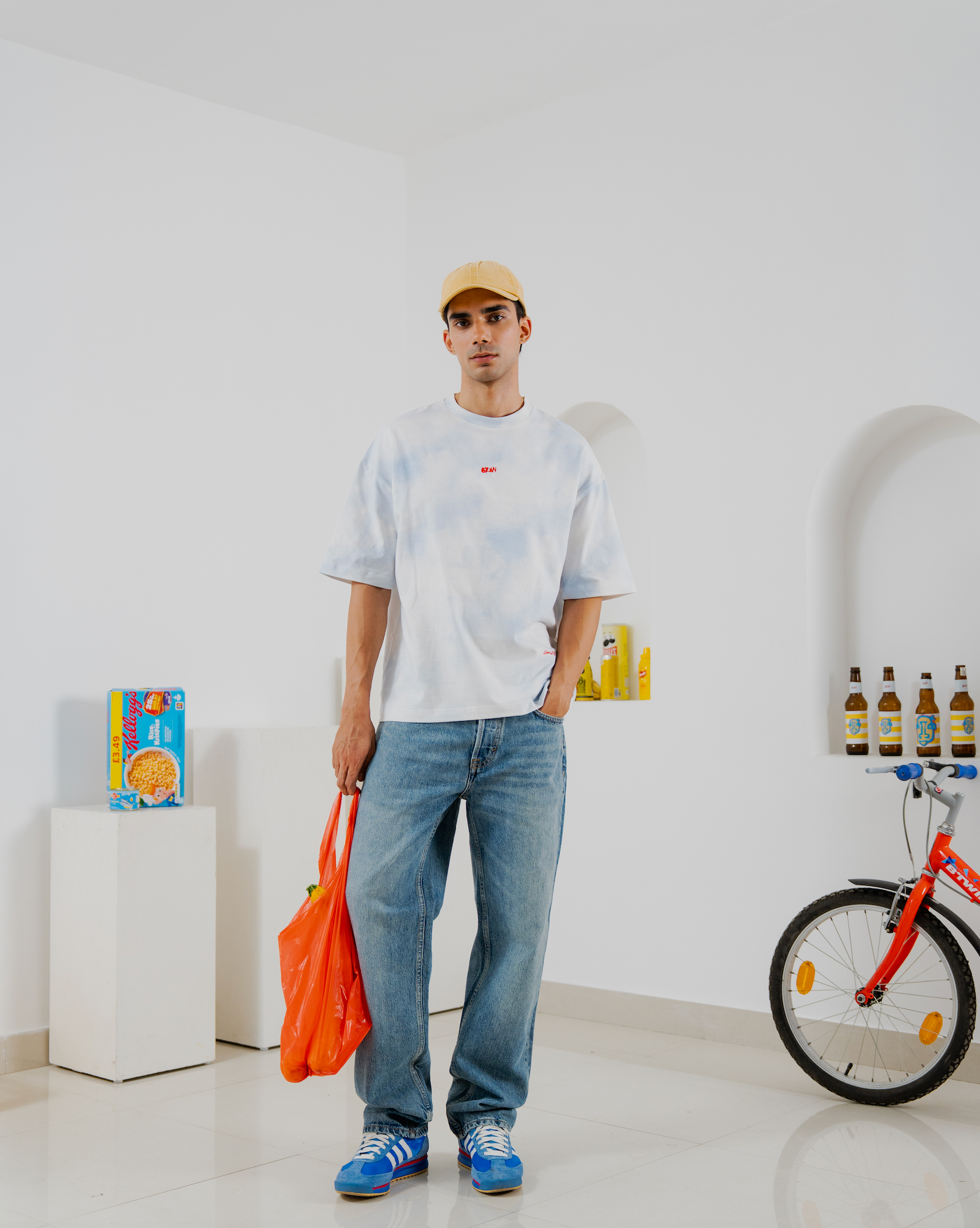 Brun Face - Blue Tee