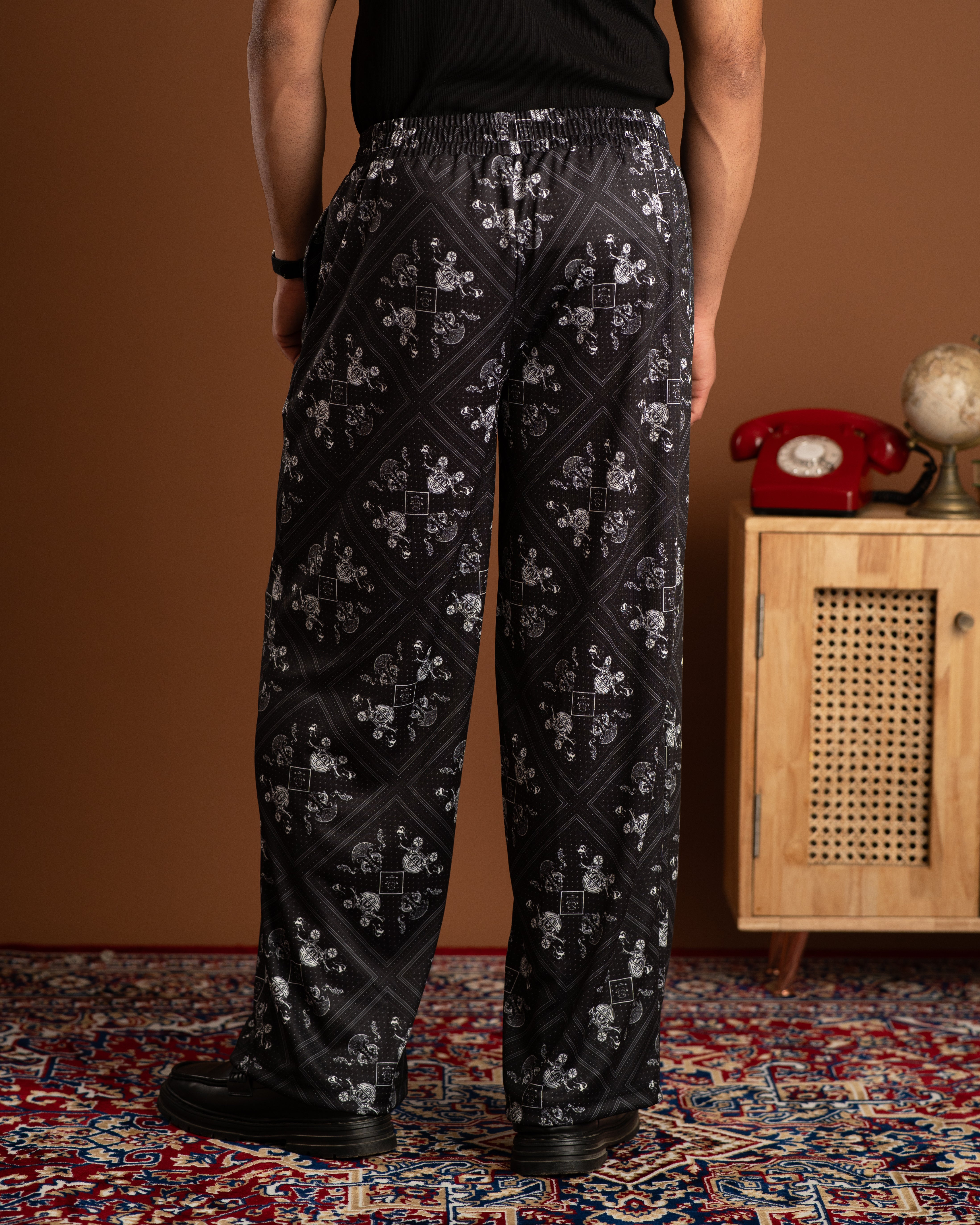 Heritage Motif Printed Lounge Pants