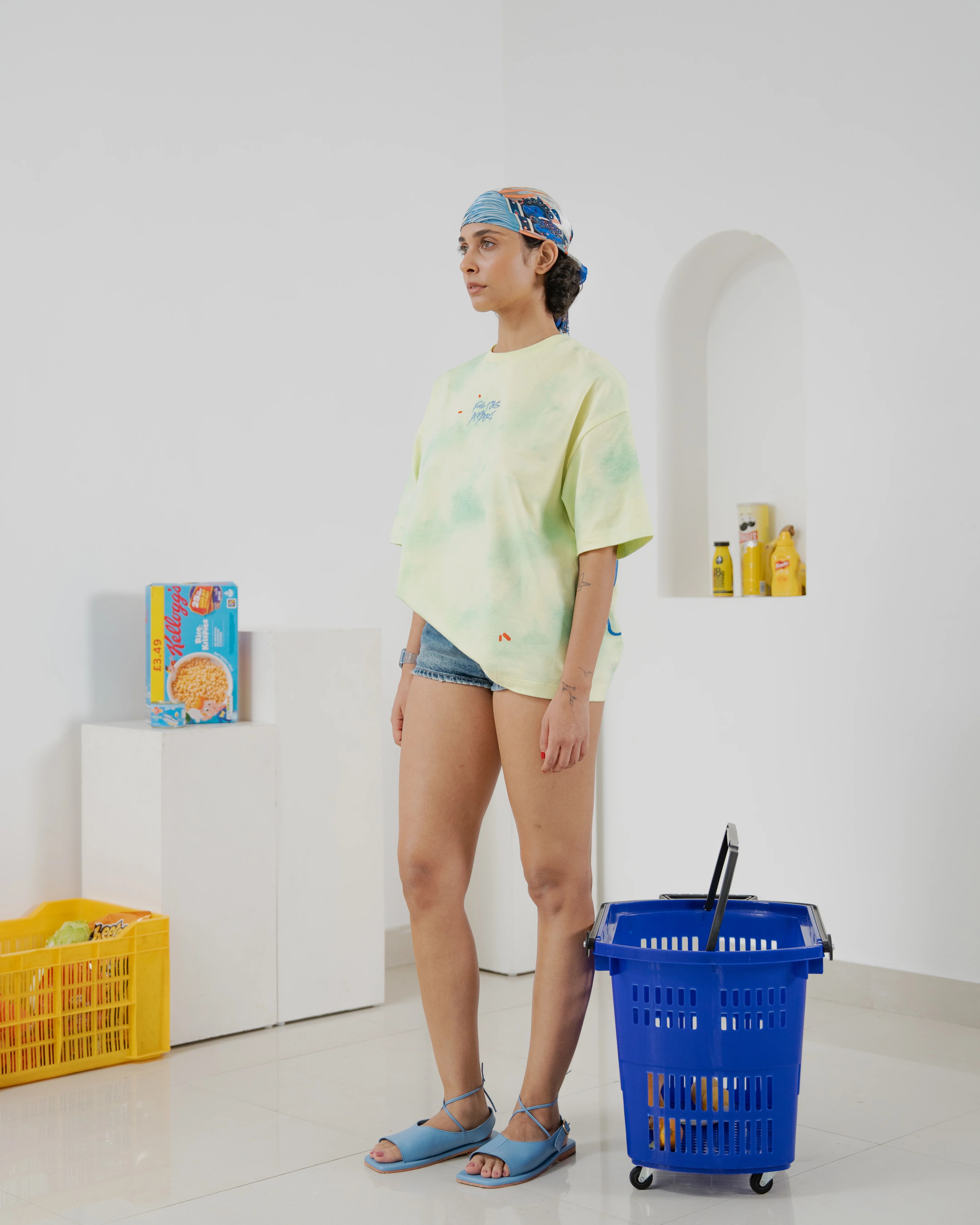 Five Toes Apart - Lime Yellow Tee