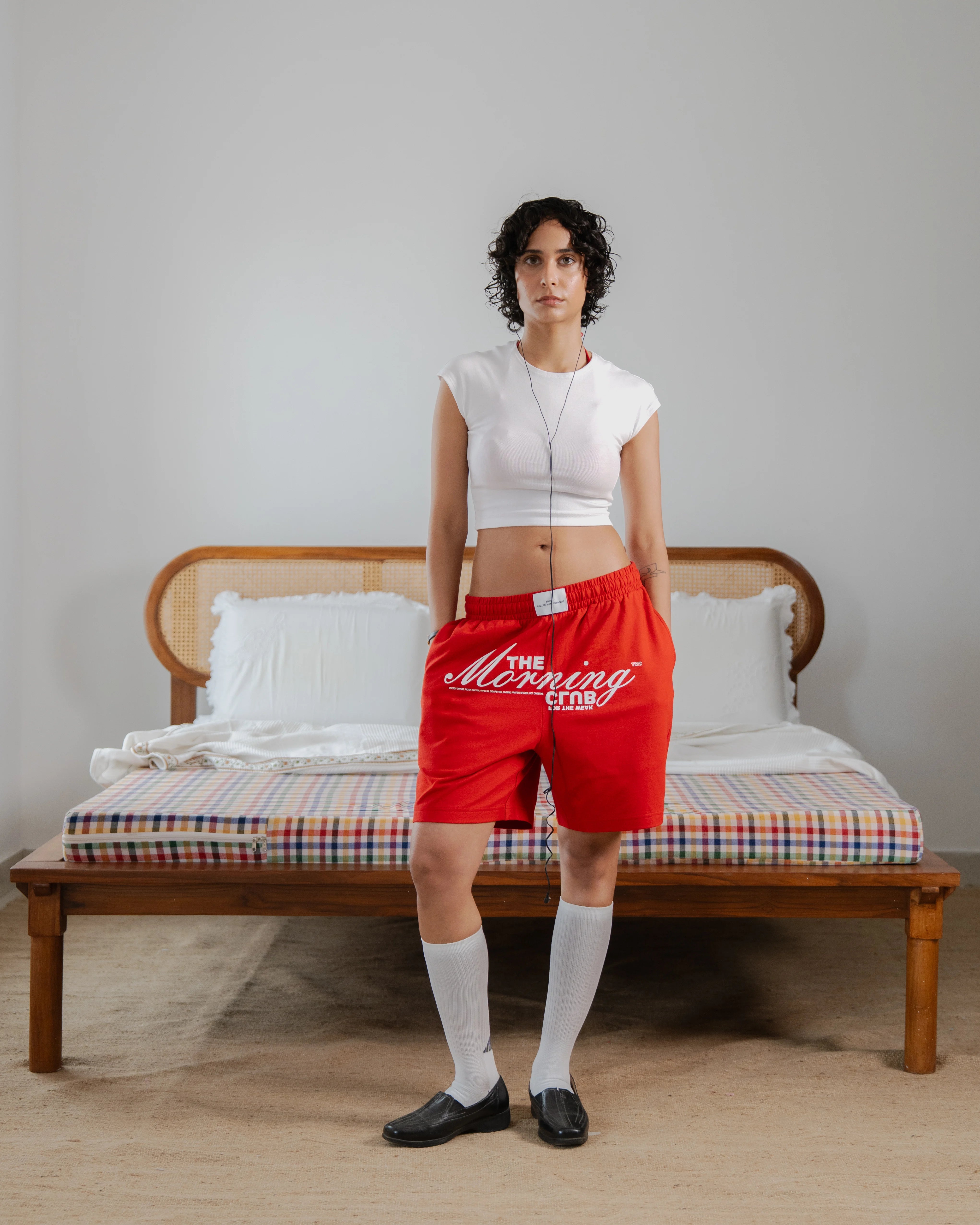 Mornin’ Club - Red shorts