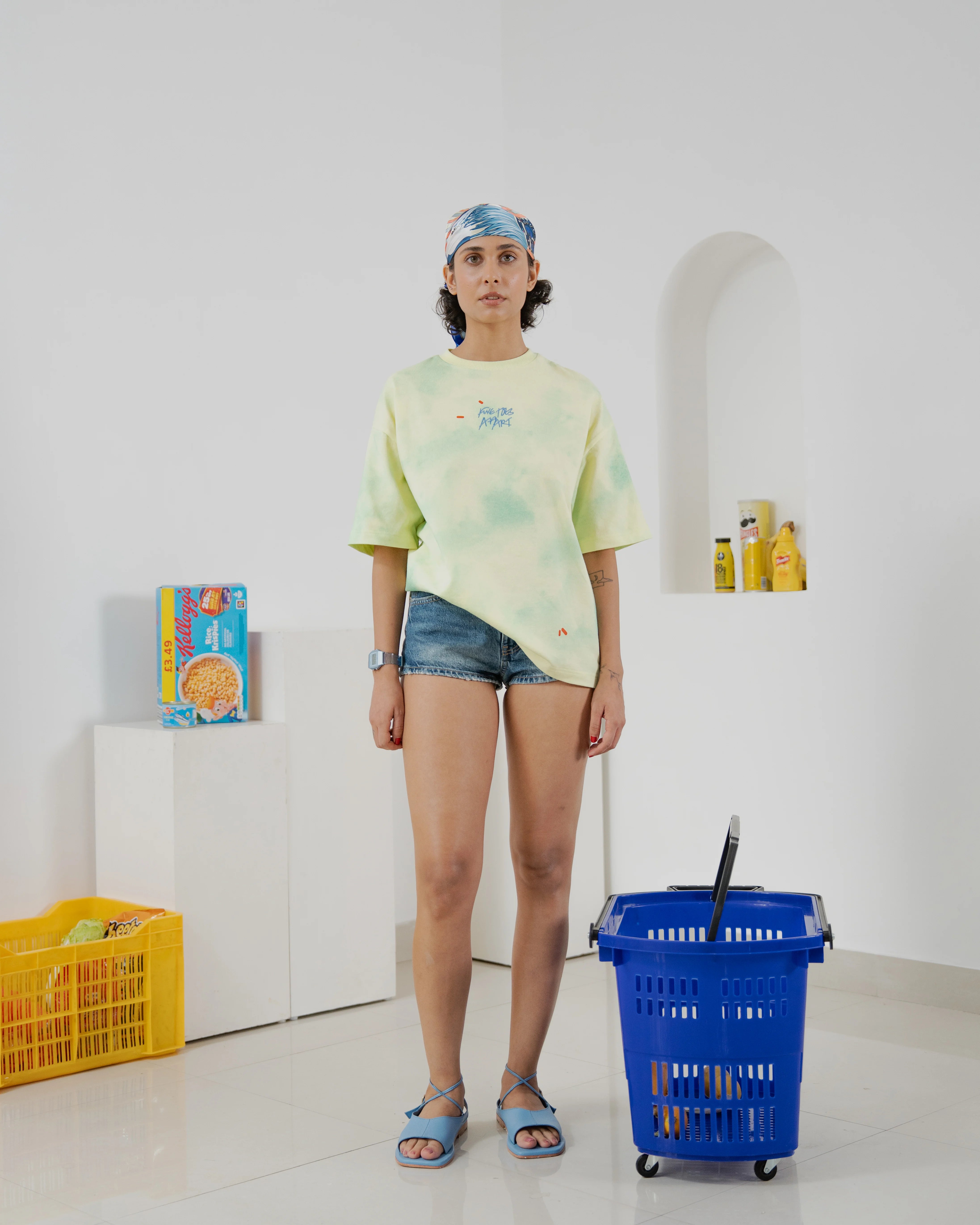 Five Toes Apart - Lime Yellow Tee